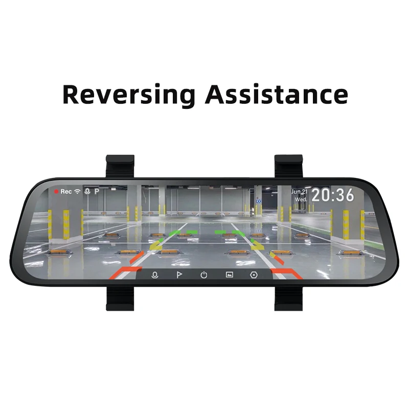 9.35 Inch Full Screen 70mai Rearview Dash Cam Wide 1080P Auto Cam 130FOV 70mai D07 Mirror Car Recorder Stream Media Car DVR - Image 5