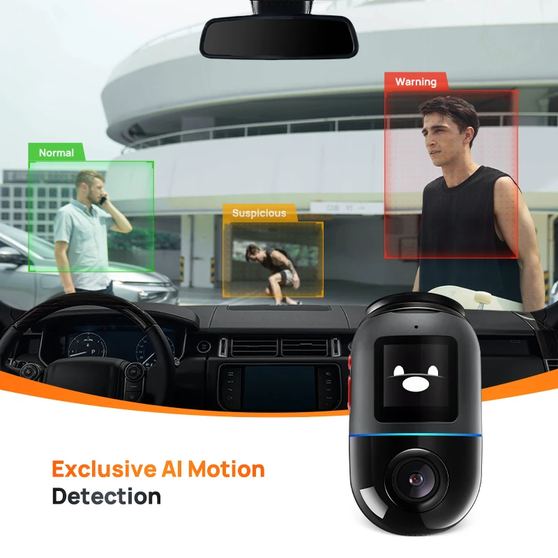 70mai Dash Cam Omni X200 360° Full View Built-in GPS ADAS 70mai Car DVR X200 Camera 24H Parking Monitor eMMC Storage AI Motion - Image 4