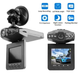 Auto Parts 2.4 Inch Dash Dam Car Camera DVR 270 Degrees Whirl Dash Cam LED IR Light Vehicle Road Dash Video Recorder